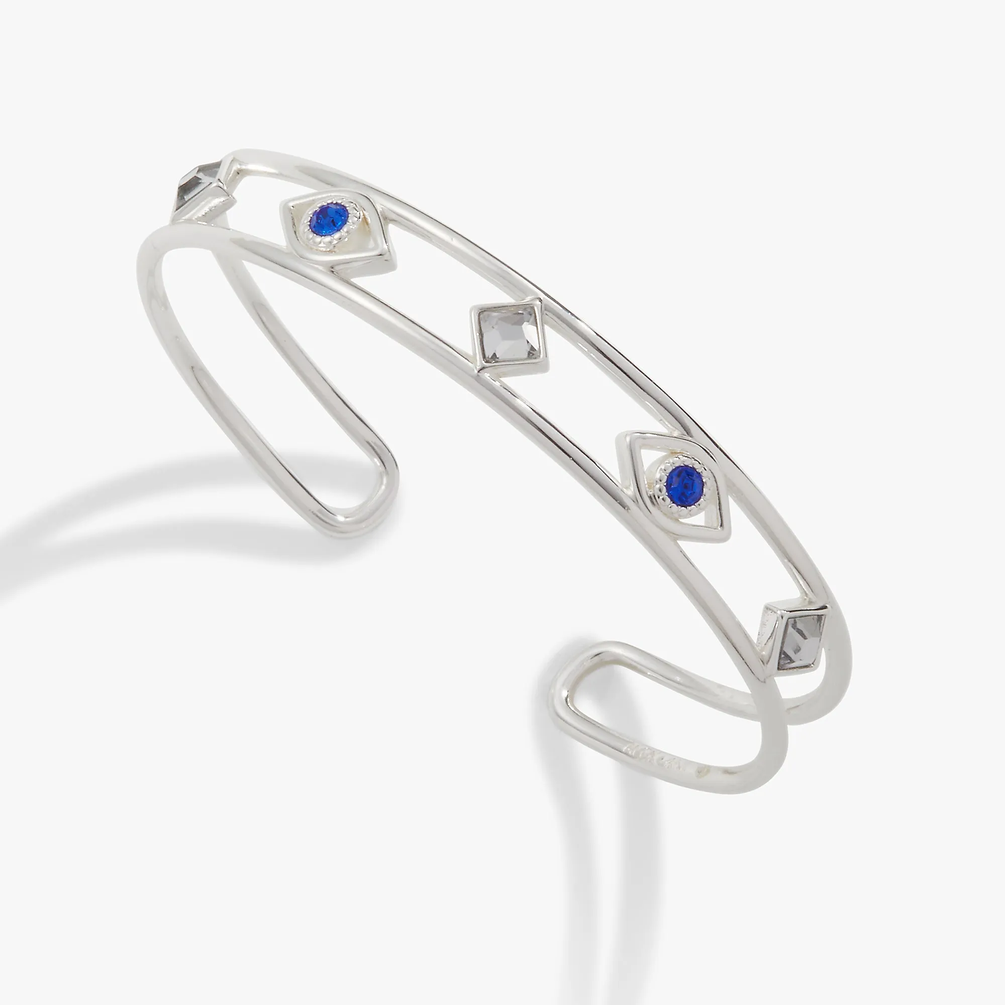 Evil Eye Crystal Cuff