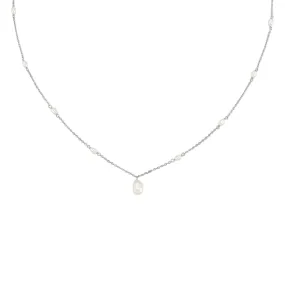 Freshwater Pearl Silver Necklace