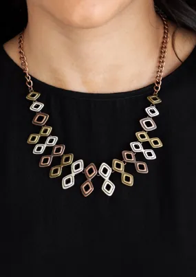 Geocentric Multi Necklace Set