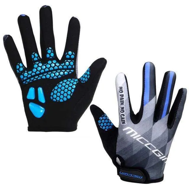 Gloves Cycling Touch Screen GEL Bike Sport Shockproof Road Full Finger Bicycle Glove For Men Woman MICCGIN