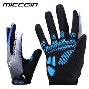 Gloves Cycling Touch Screen GEL Bike Sport Shockproof Road Full Finger Bicycle Glove For Men Woman MICCGIN