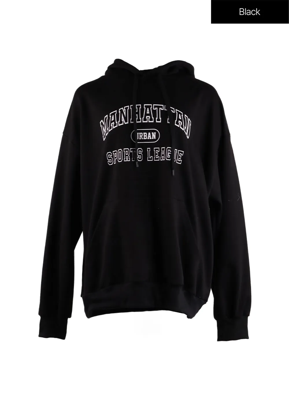 Graphic Lettering Oversized Hoodie IF408