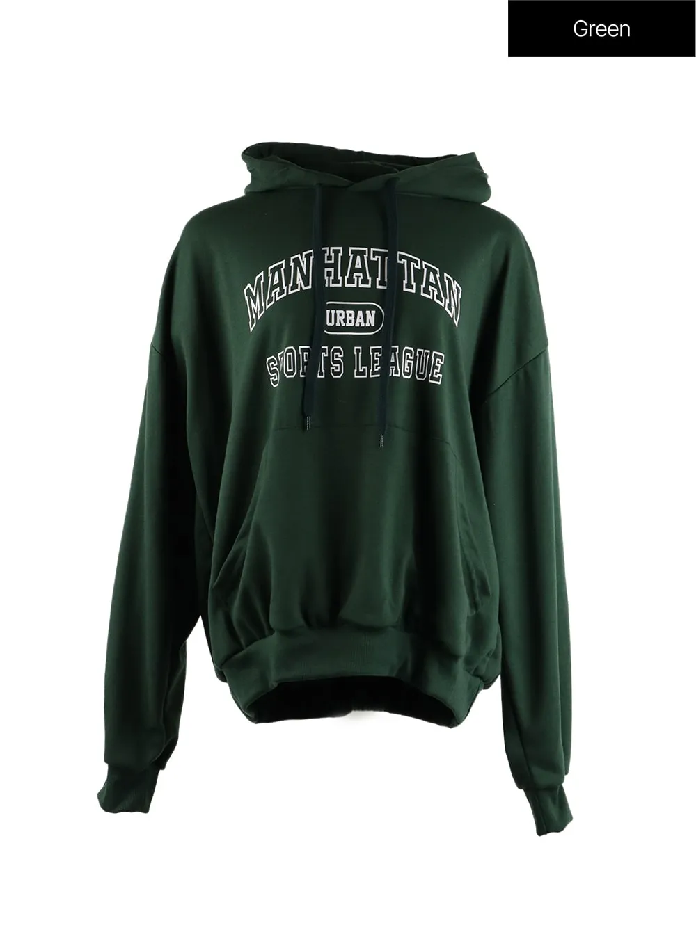 Graphic Lettering Oversized Hoodie IF408