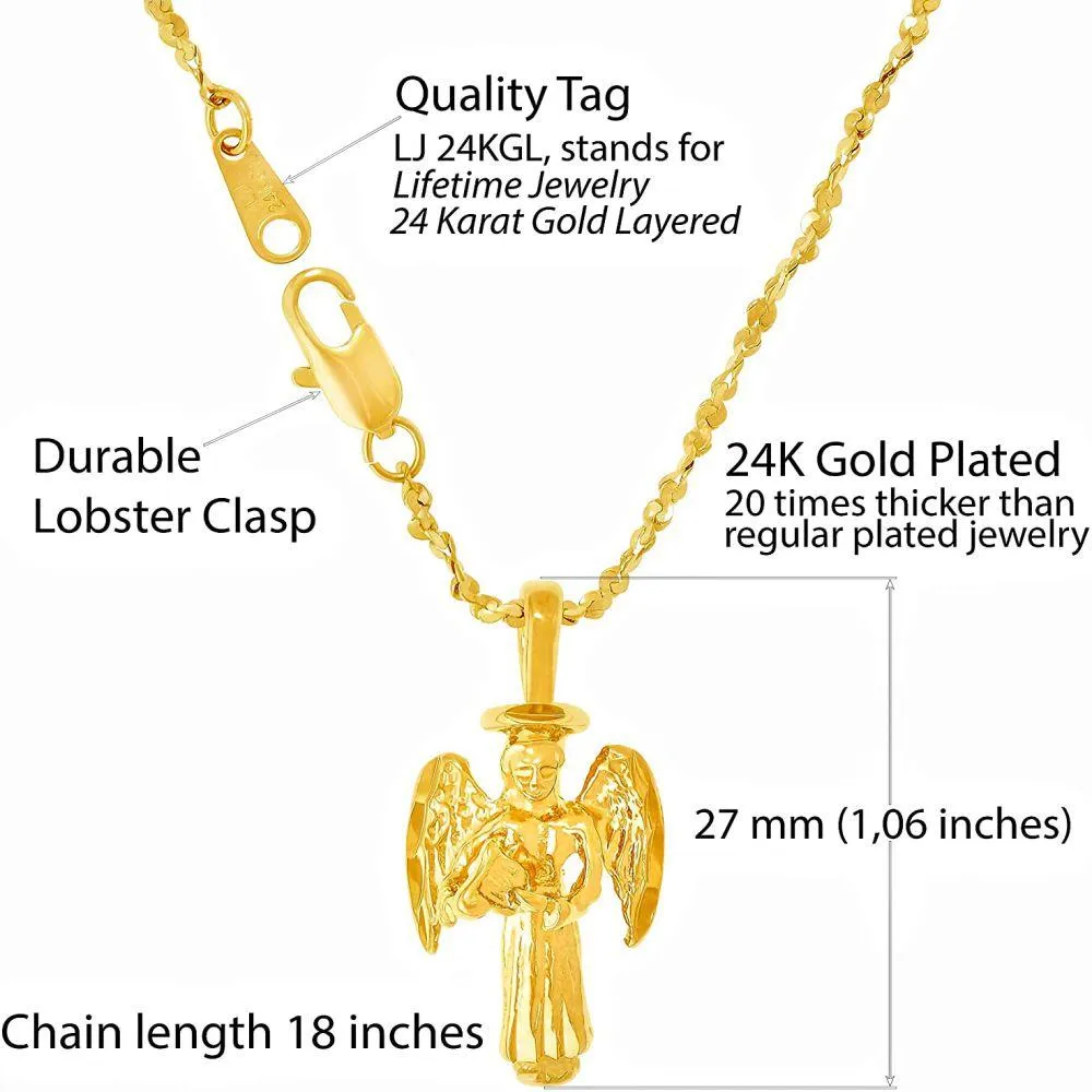 Guardian Angel Pendant Necklace