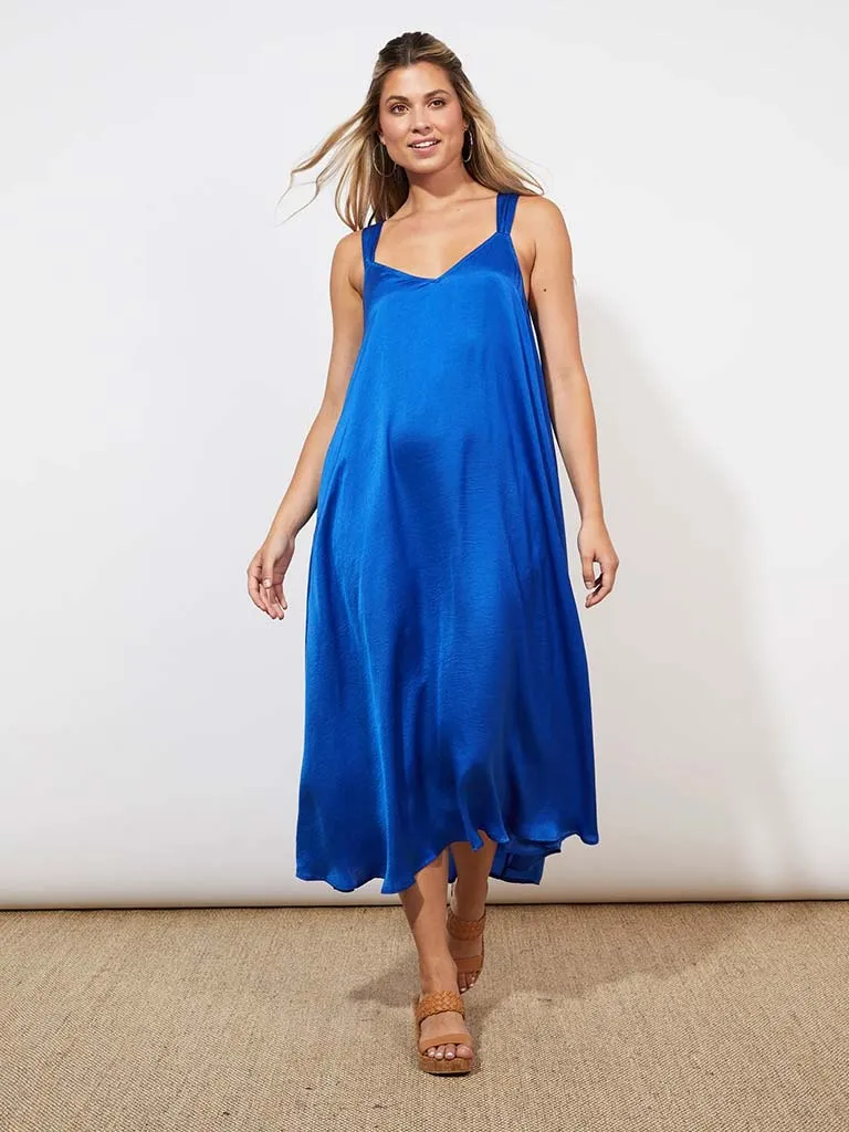 Haven Barbados Tank Maxi Dress - Cobalt