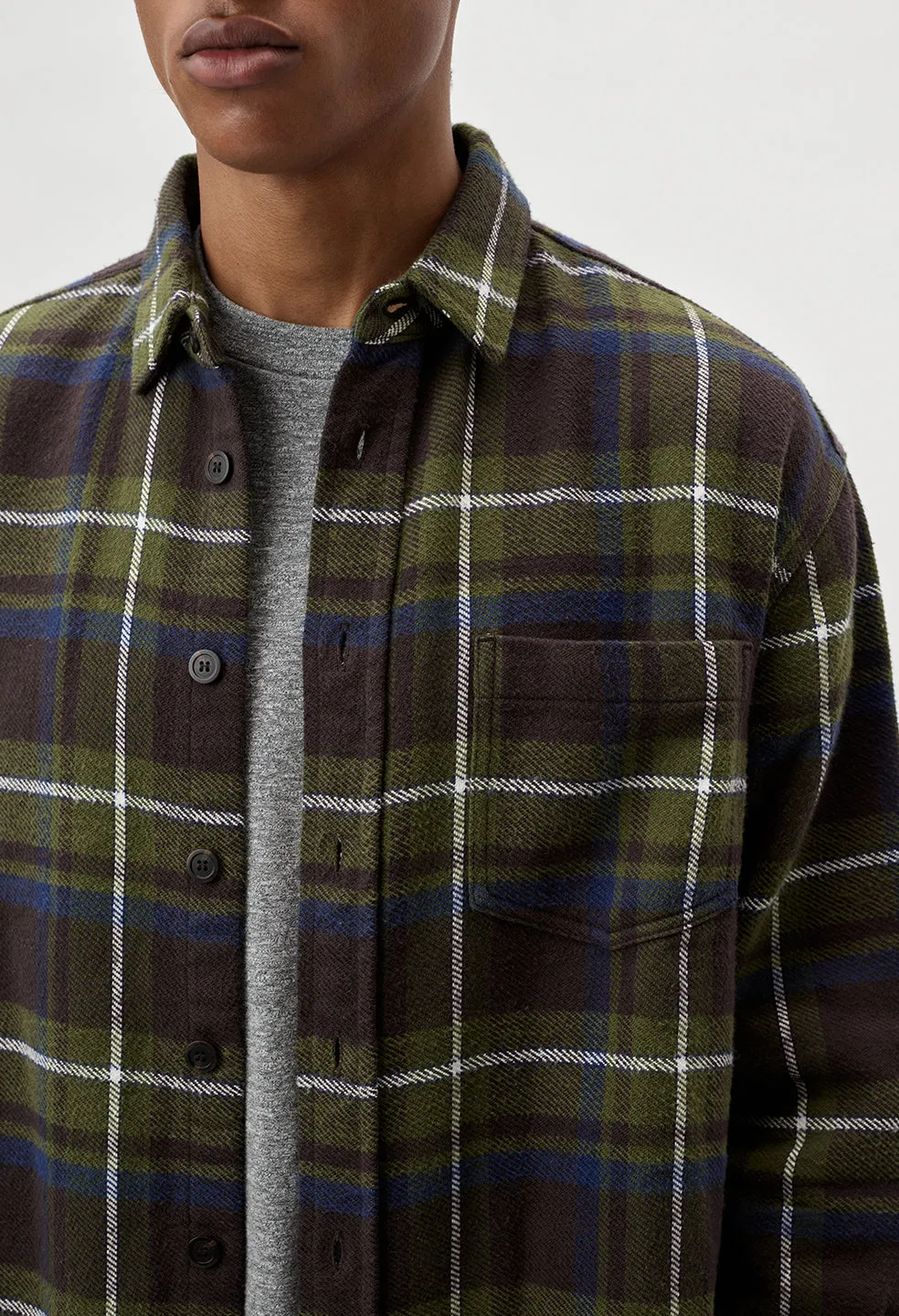 Hemi Oversized Shirt / Butte Plaid