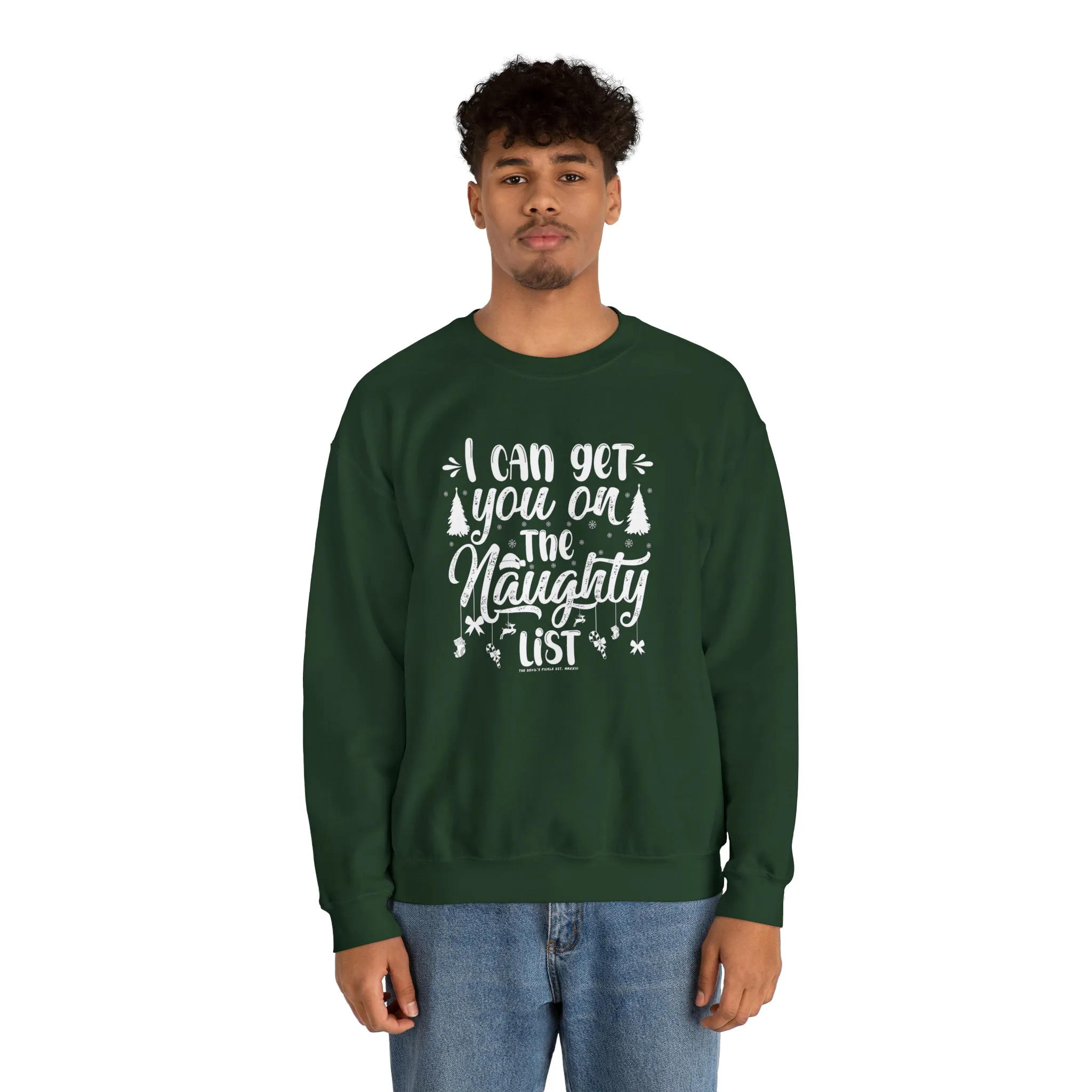 I Can Get You On The Naughty List Crewneck Sweatshirt