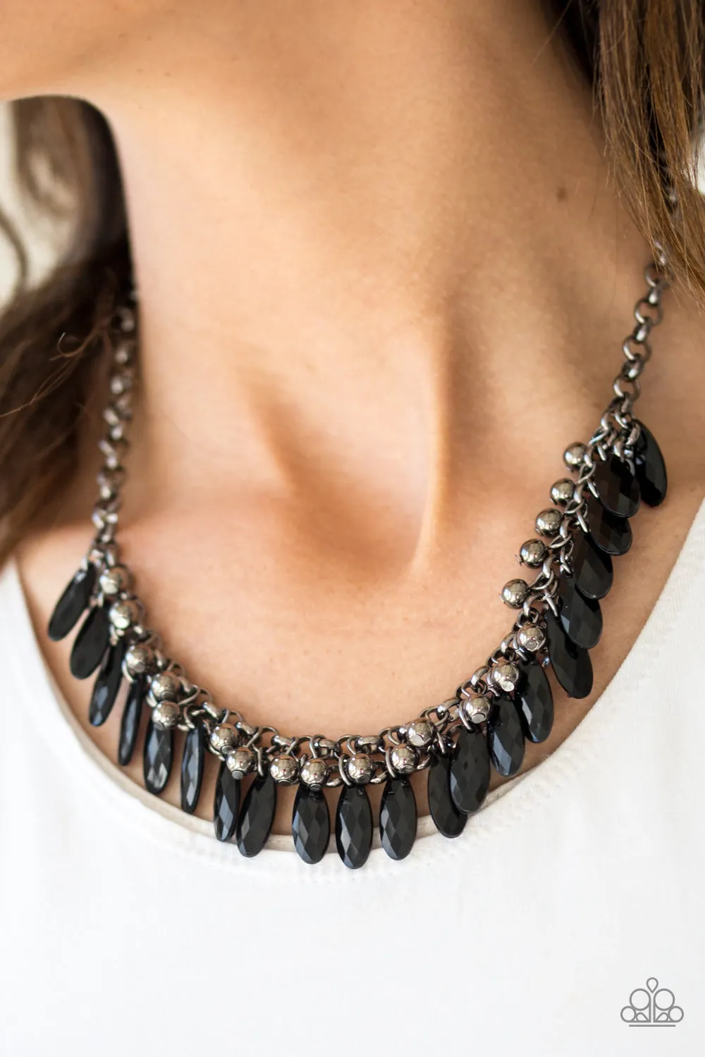 Jersey Shore Black Necklace Set