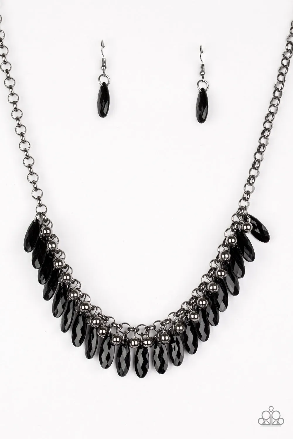 Jersey Shore Black Necklace Set