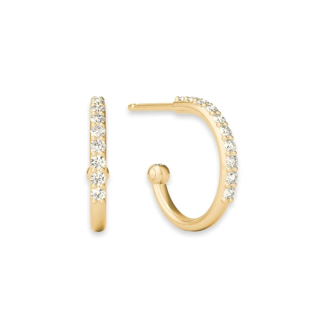 Kendall Crystal Hoops