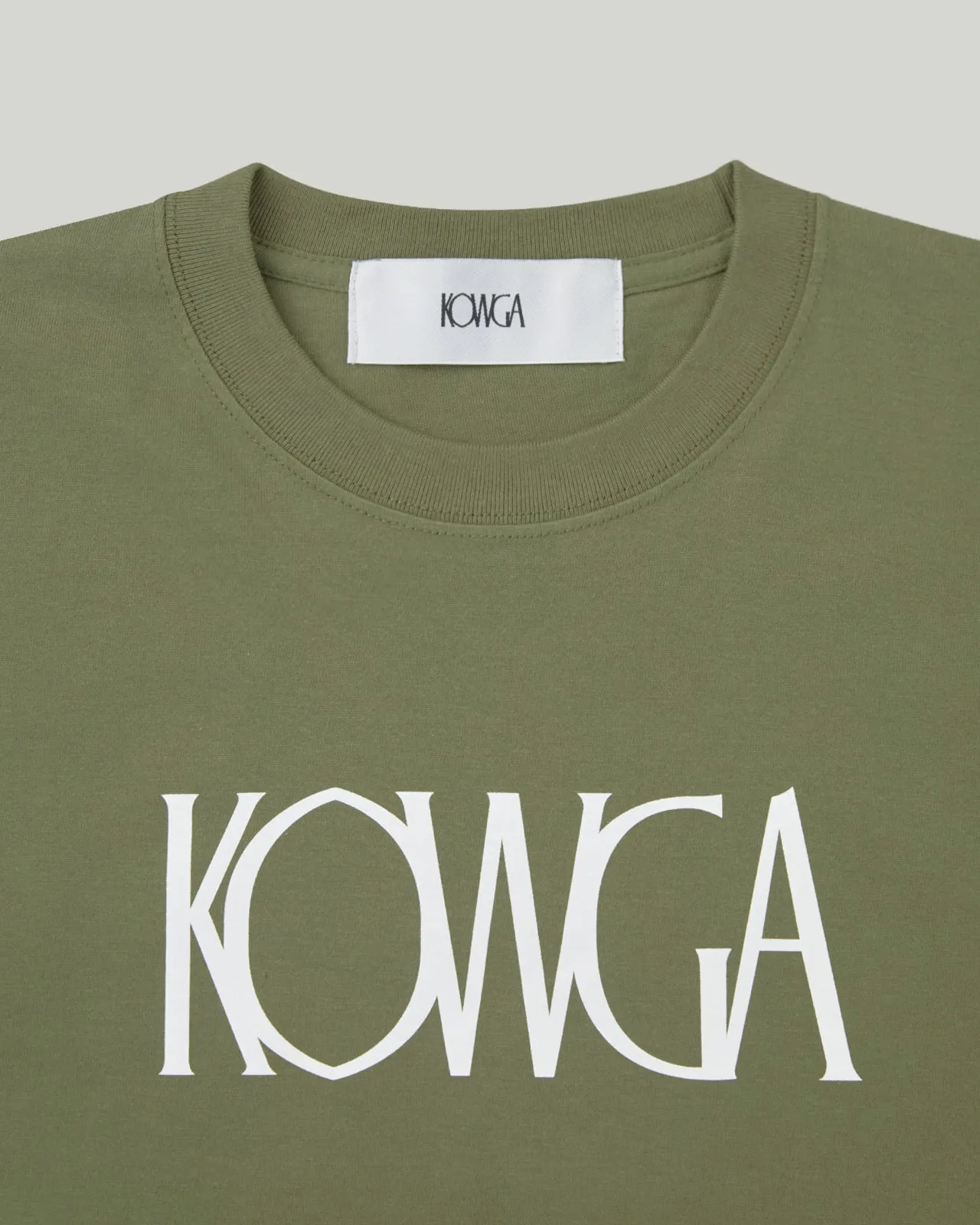 Khakis Exclusive Tee Olive / White