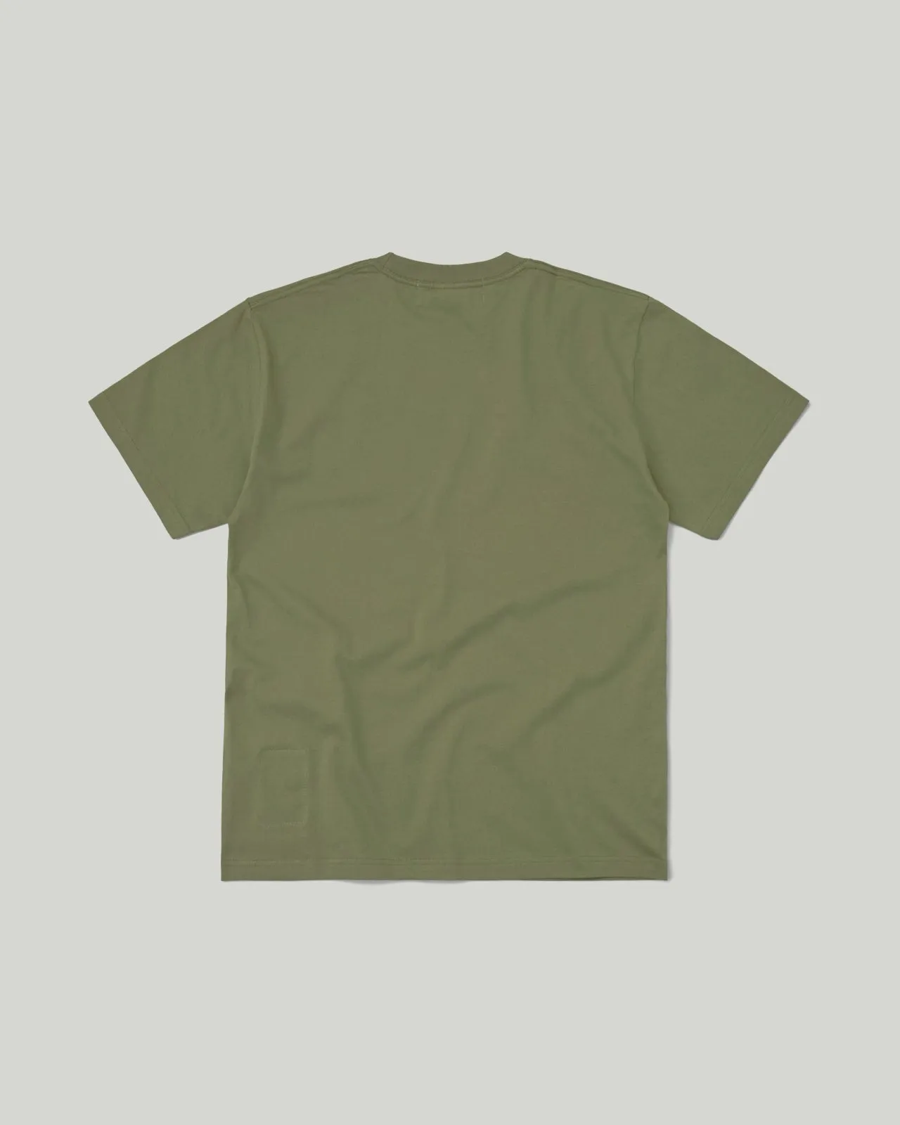 Khakis Exclusive Tee Olive / White