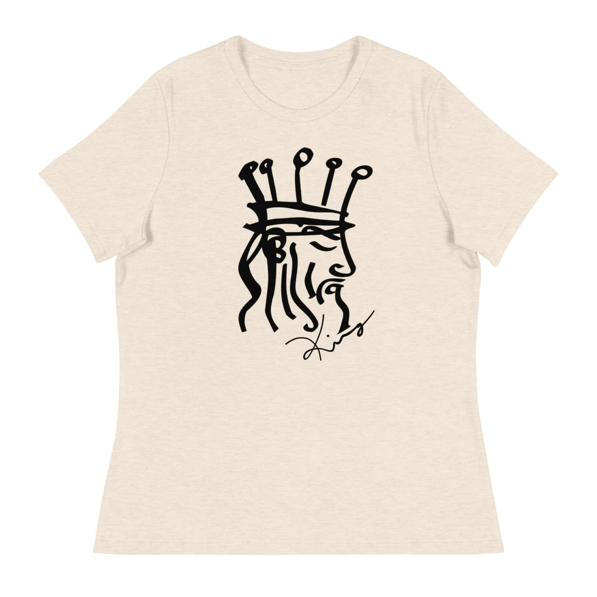 King Women's Relaxed T-Shirt (Multiple Colors)