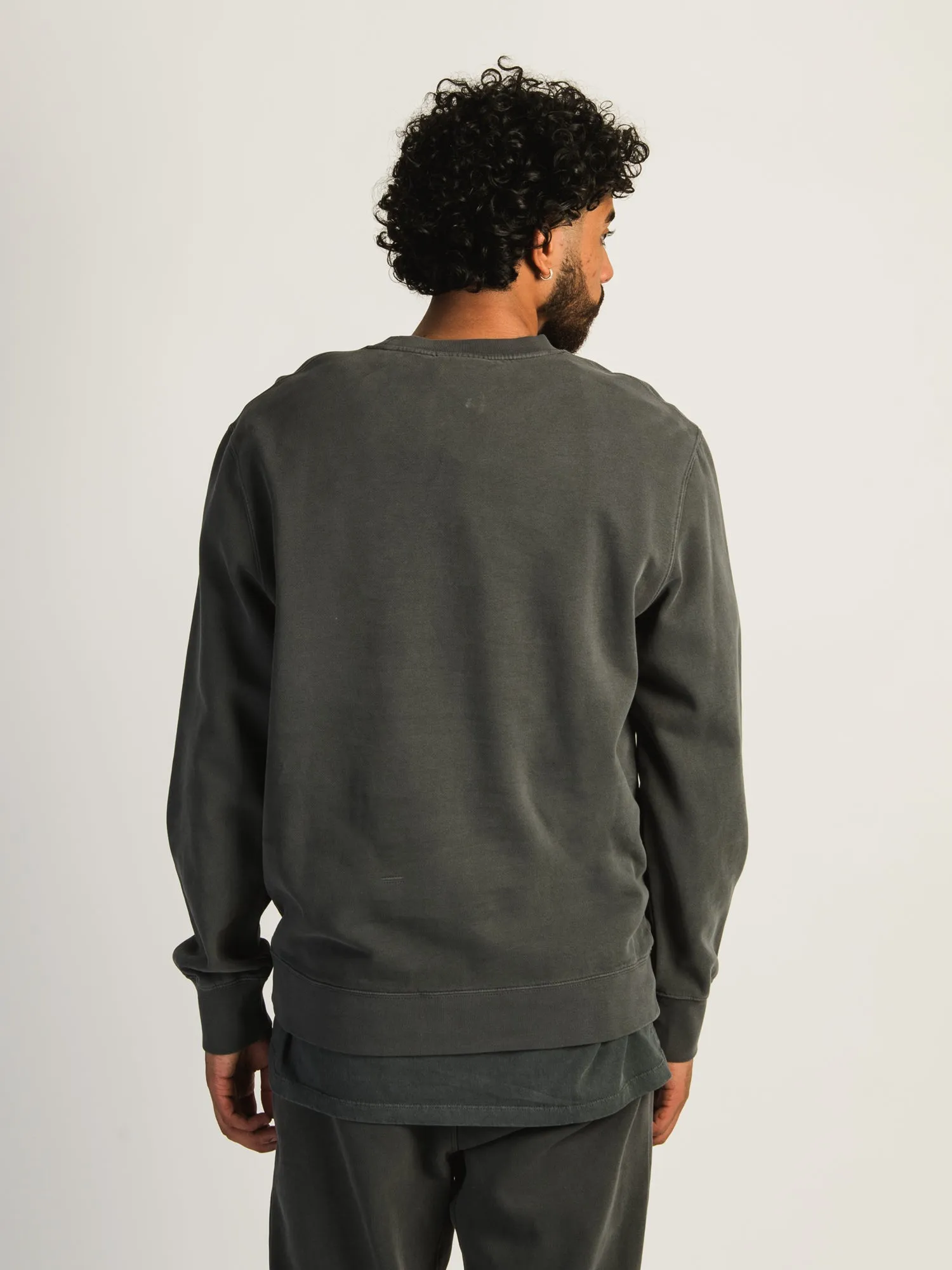 KOLBY PARKER GARMET DYE CREWNECK - ASH GREY