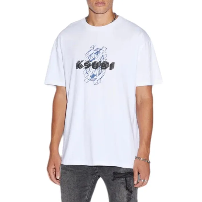 Ksubi Holograph Biggie SS Tee (Tru White) MSP24TE005