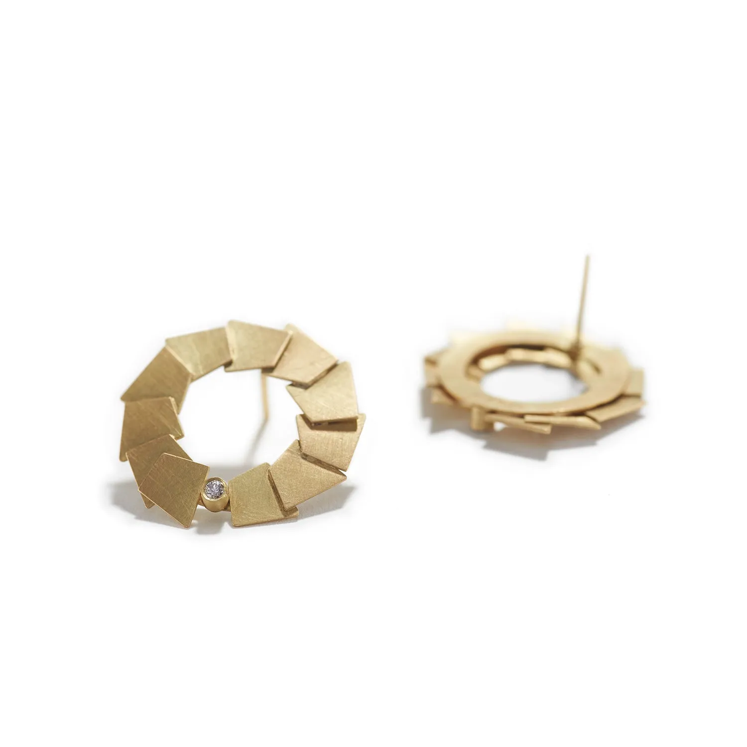 Layered Circular Earrings