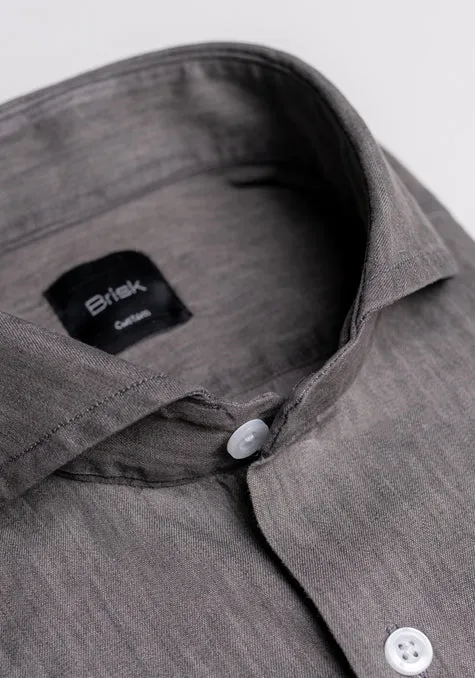 Light Grey Denim Wash Shirt