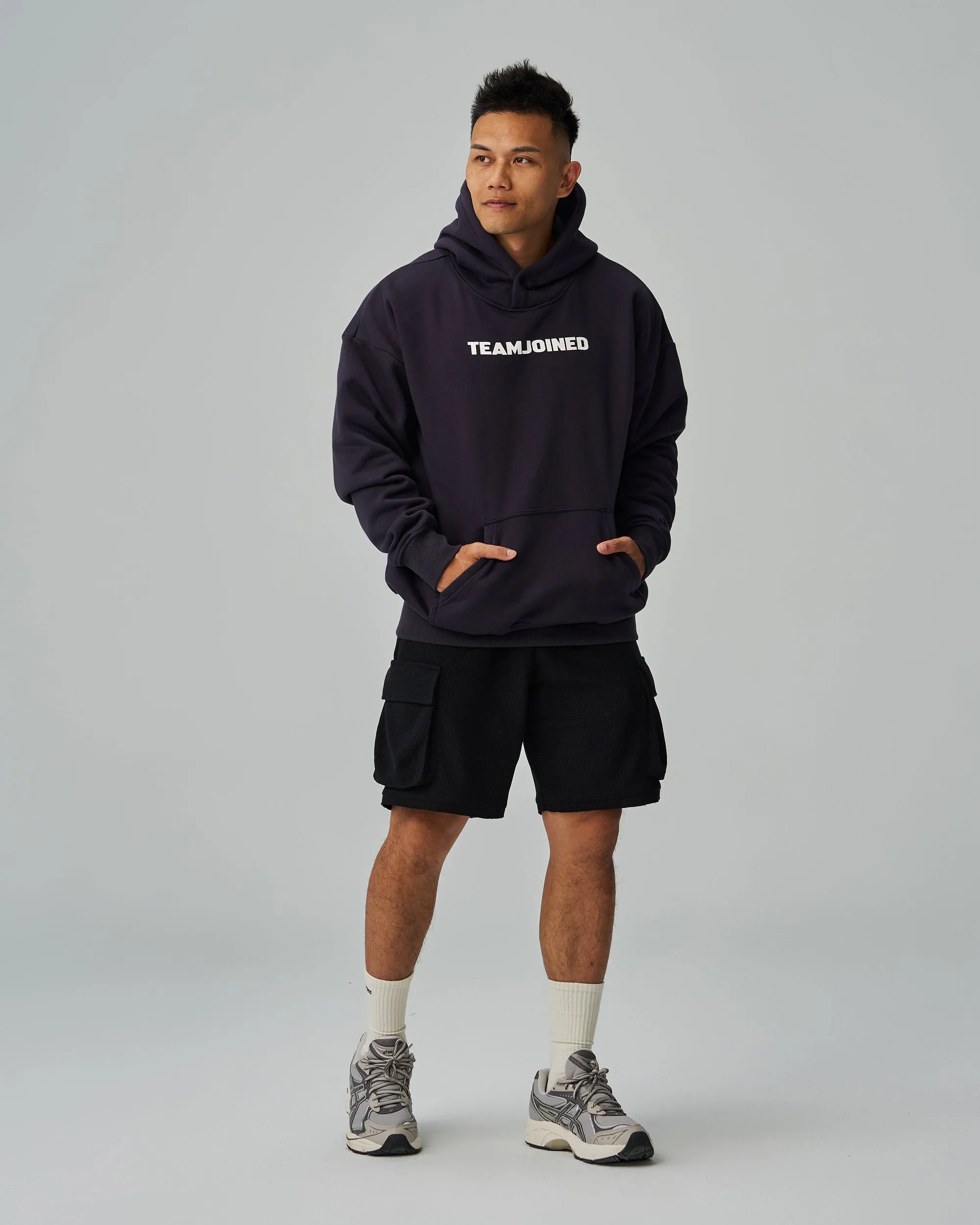 Logo Fleece Oversized Hoodie