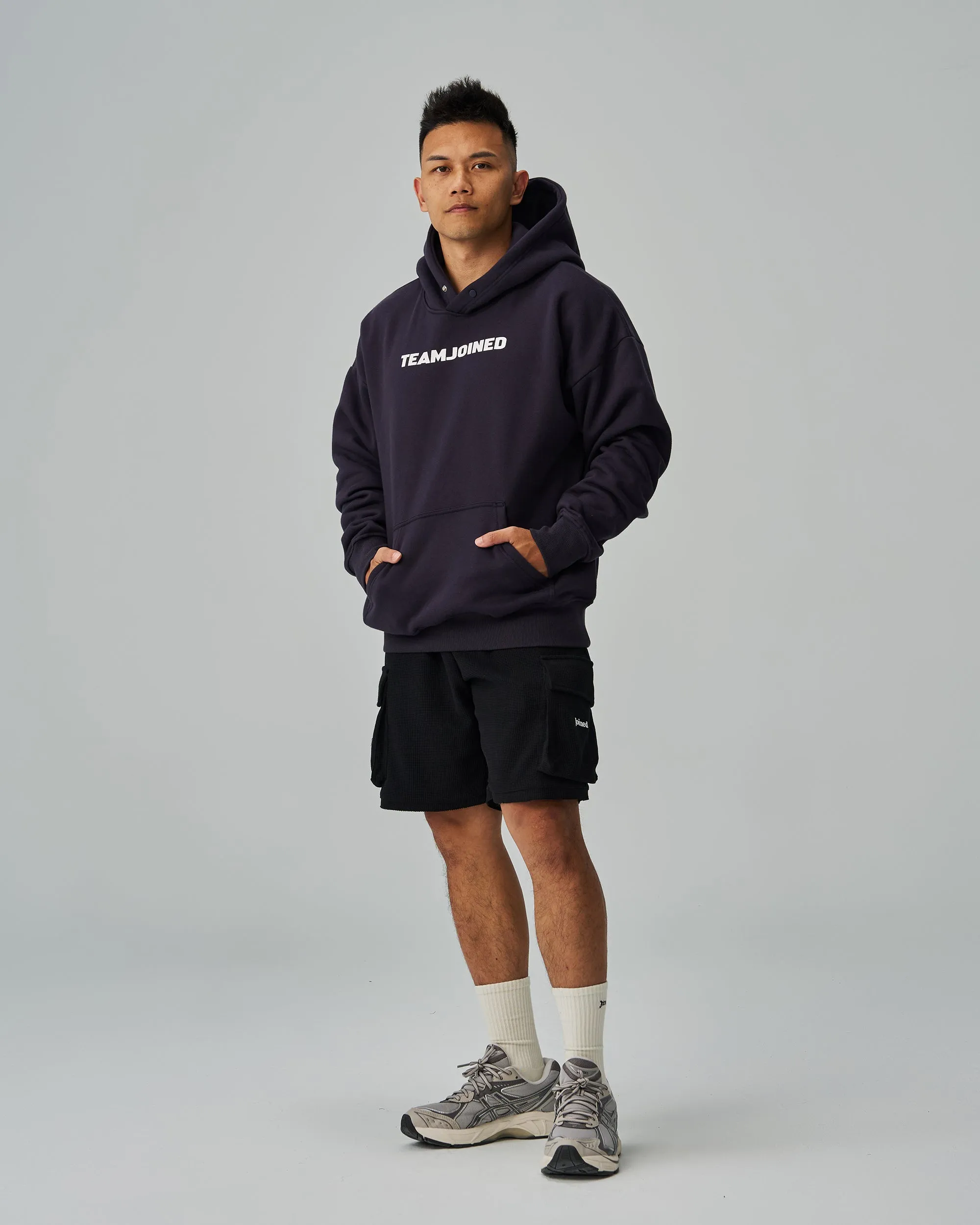 Logo Fleece Oversized Hoodie