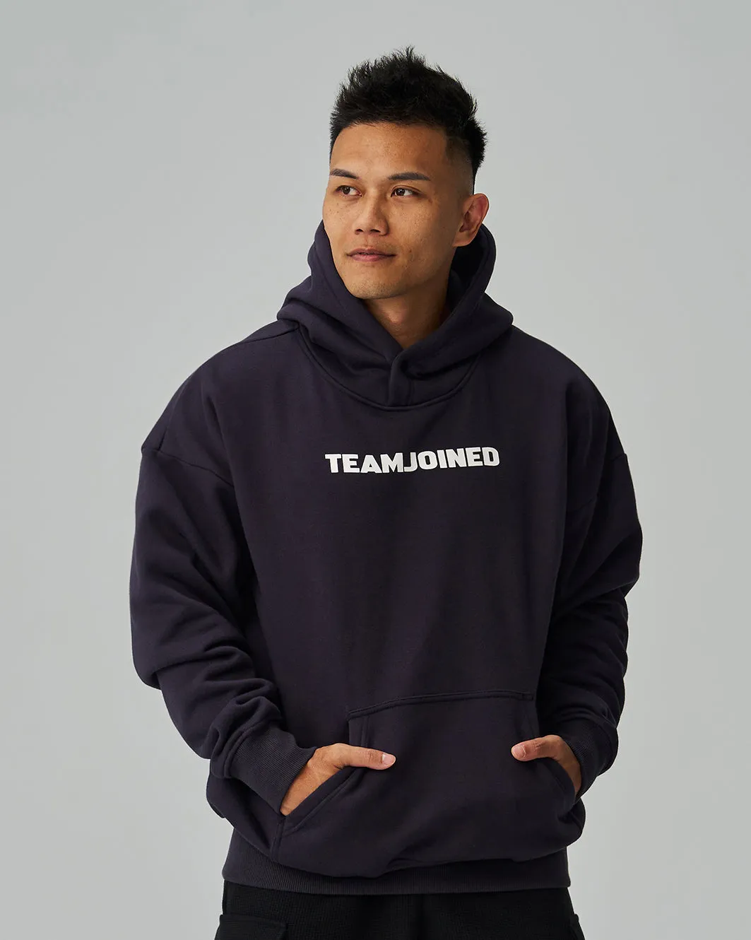 Logo Fleece Oversized Hoodie