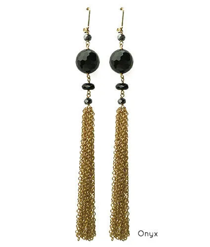 Long Tassel Earrings