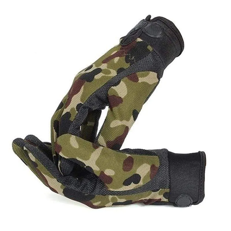 Mens Lightweight Breathable Tactical Gloves Riding Non-Slip Wearable Full Finger and Half Finger Military Gloves Dropshipping