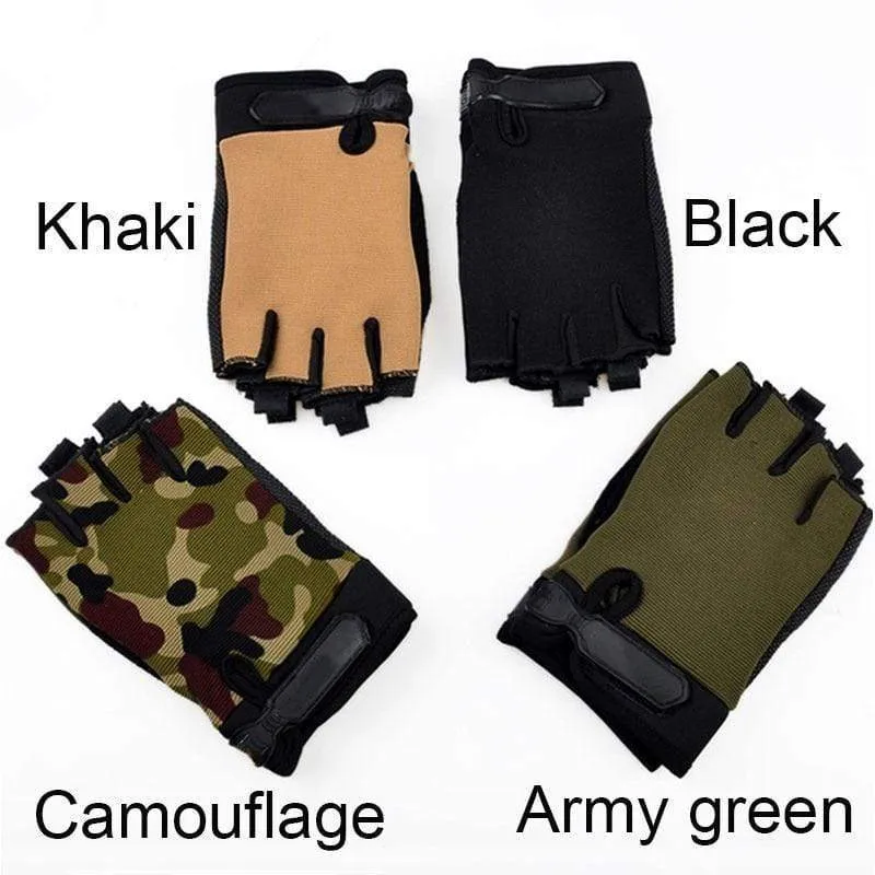 Mens Lightweight Breathable Tactical Gloves Riding Non-Slip Wearable Full Finger and Half Finger Military Gloves Dropshipping