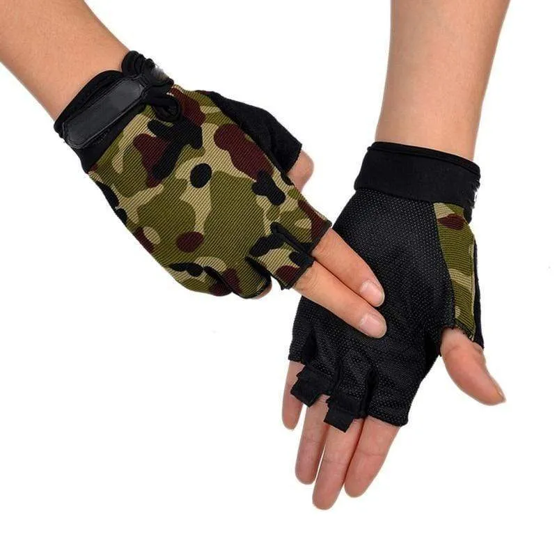 Mens Lightweight Breathable Tactical Gloves Riding Non-Slip Wearable Full Finger and Half Finger Military Gloves Dropshipping