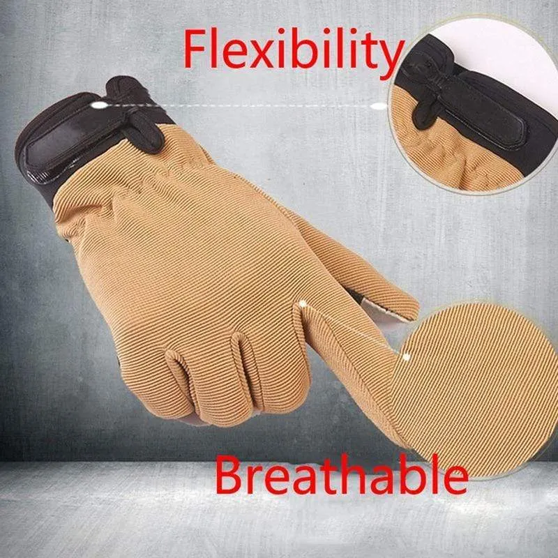 Mens Lightweight Breathable Tactical Gloves Riding Non-Slip Wearable Full Finger and Half Finger Military Gloves Dropshipping