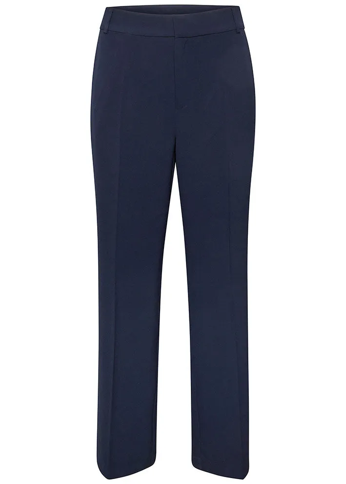 My Essential Wardrobe The Tailored Pant - Bukser - Baritone Blue