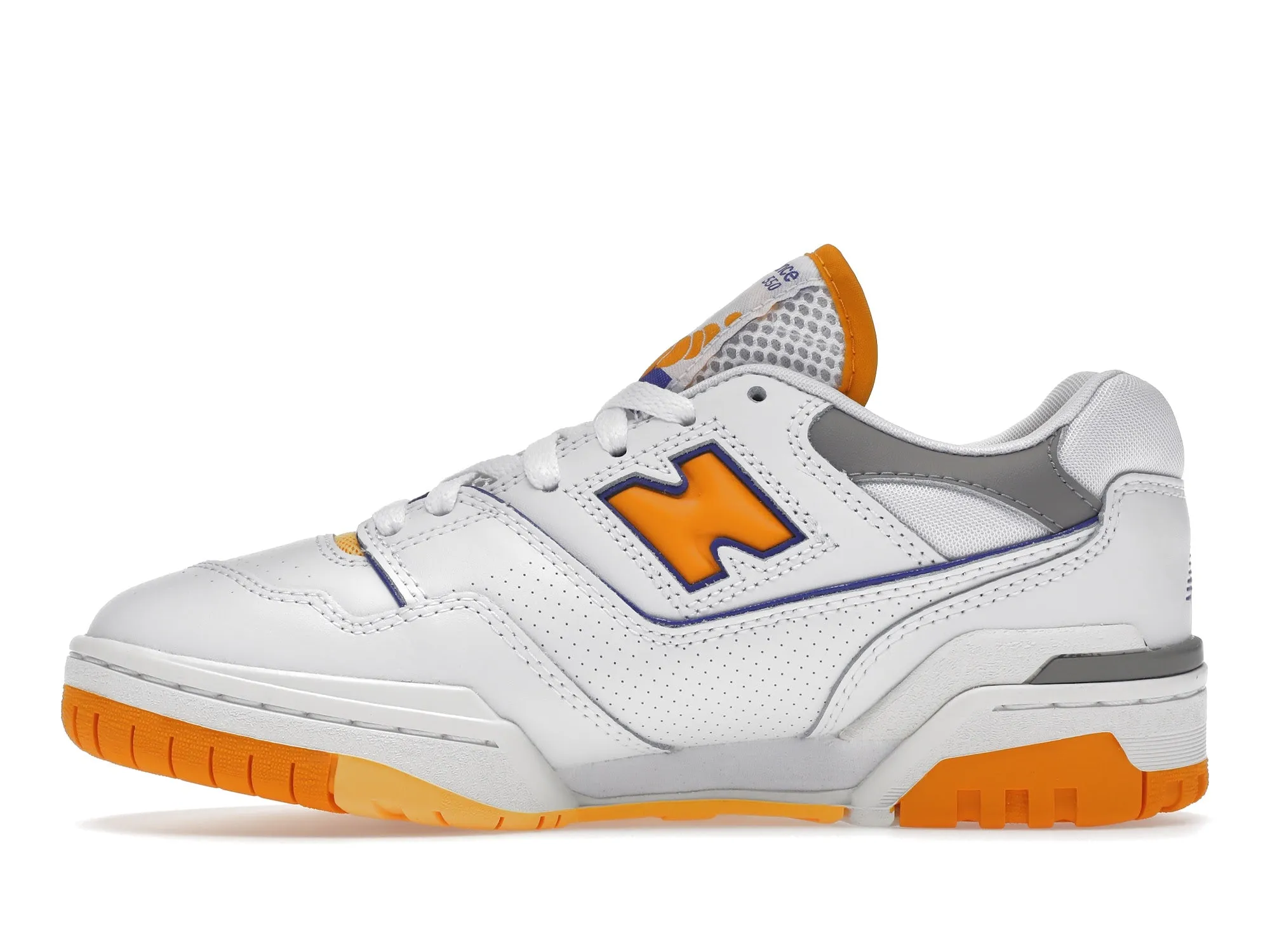 New Balance 550 White Vibrant Orange