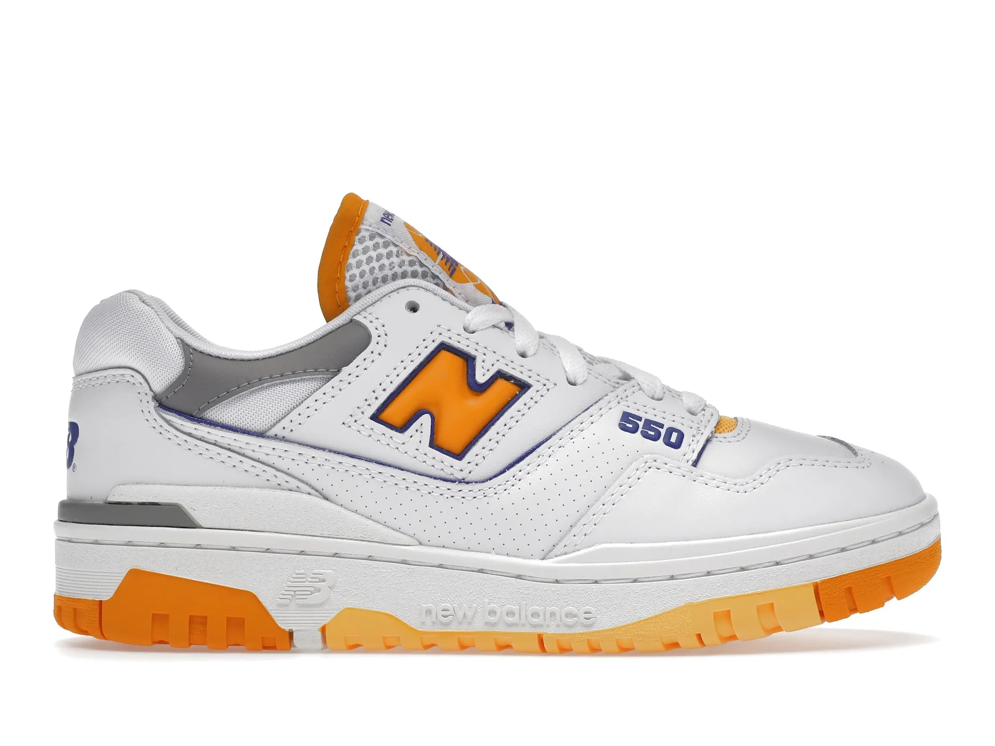 New Balance 550 White Vibrant Orange