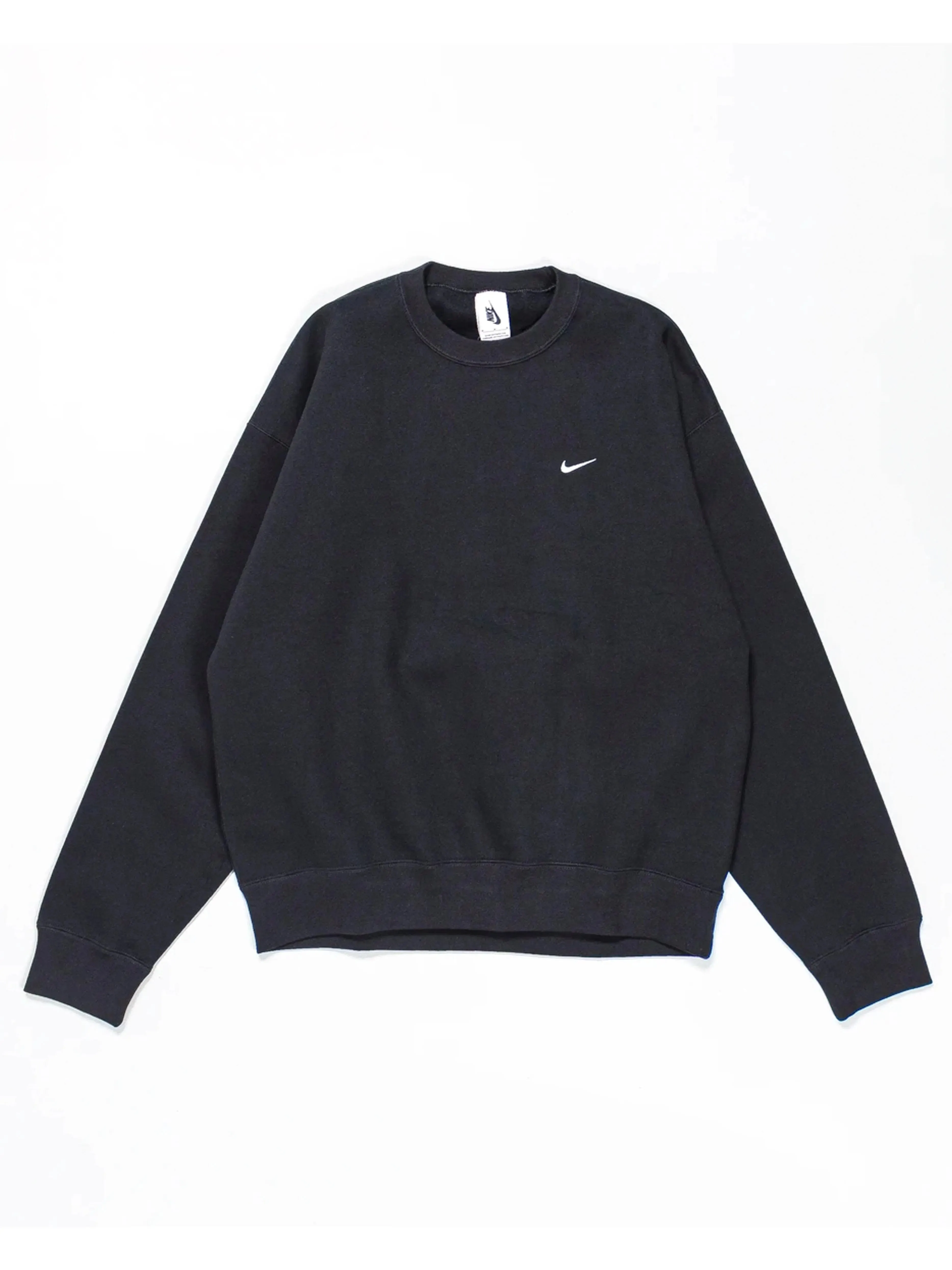 NikeLab Fleece Crewneck Washed Black