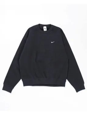 NikeLab Fleece Crewneck Washed Black