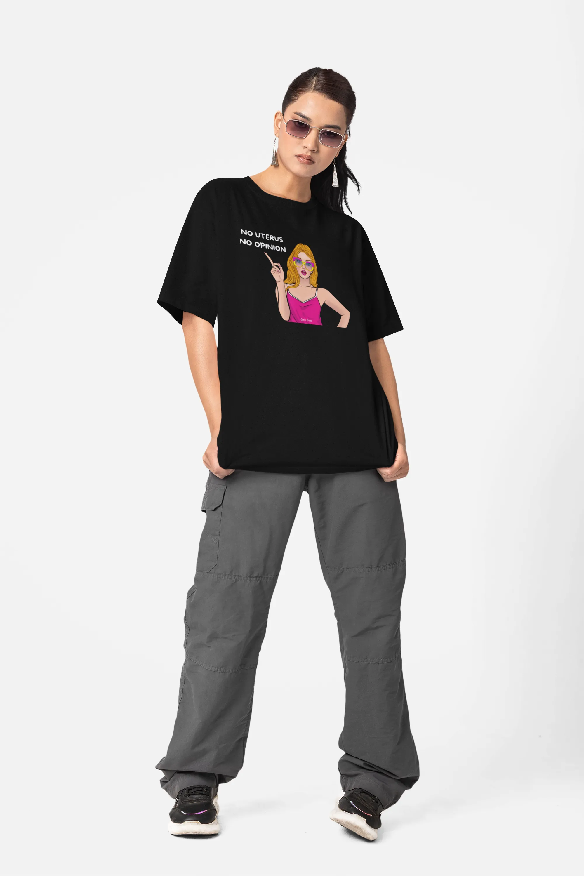 No Uterus No Opinion Oversized T-shirt