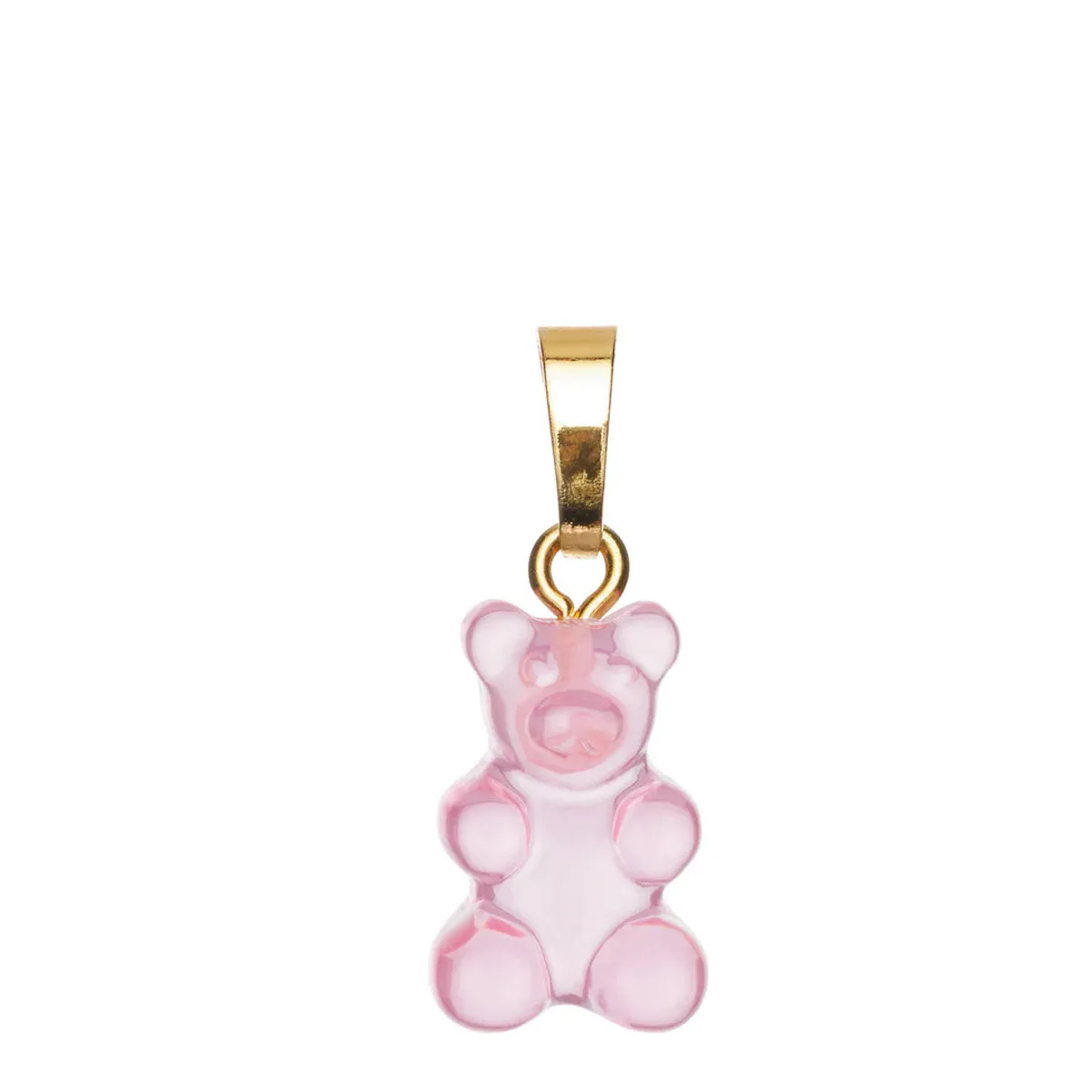 Nostalgia Bear Translucent Pendant, Gold Connector