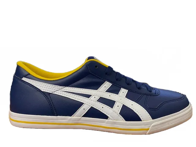 Onitsuka Tiger men's leather sneakers shoe Aaron D3C3Y 5801 blue white