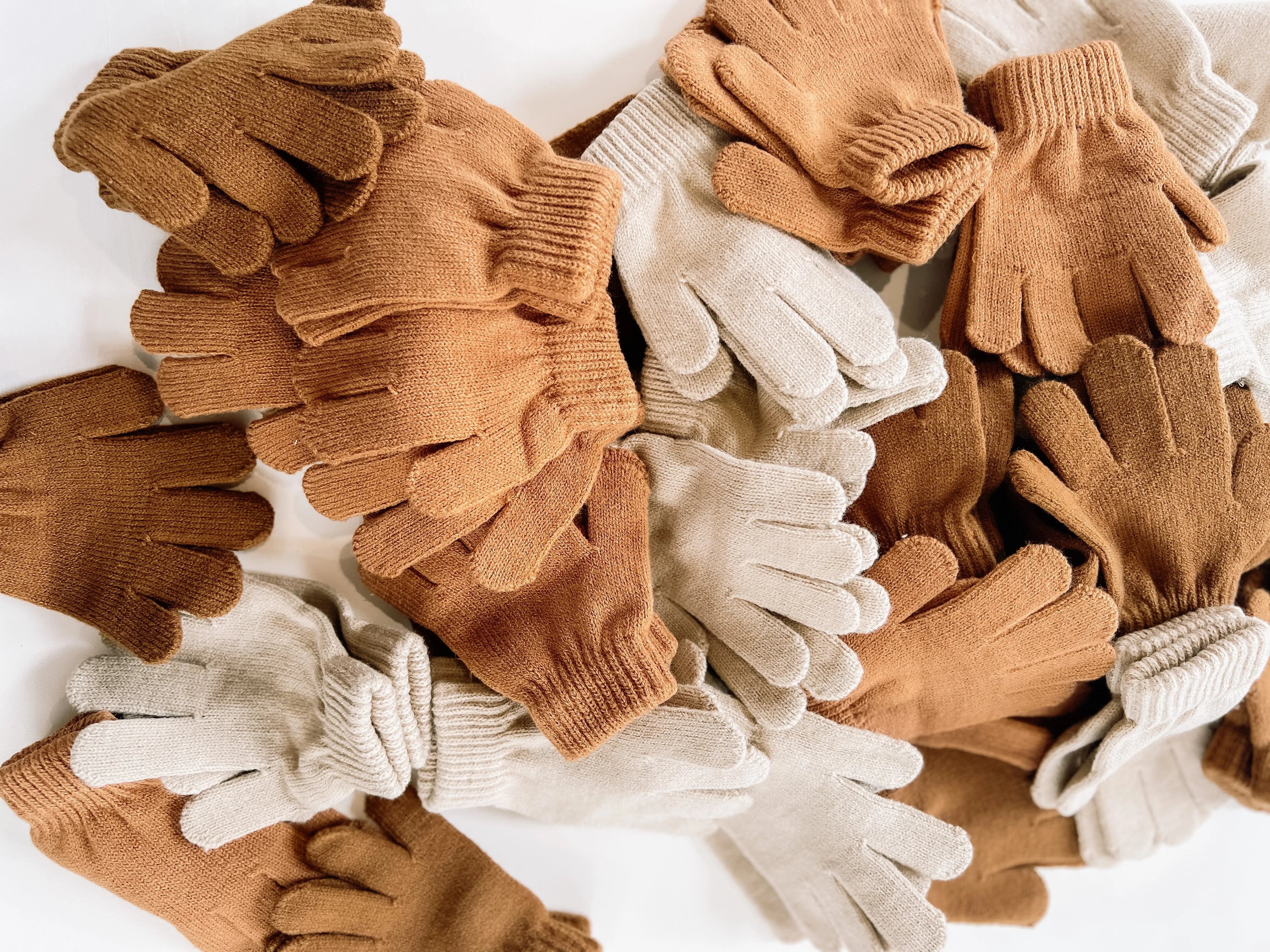 Organic Gloves - Beige