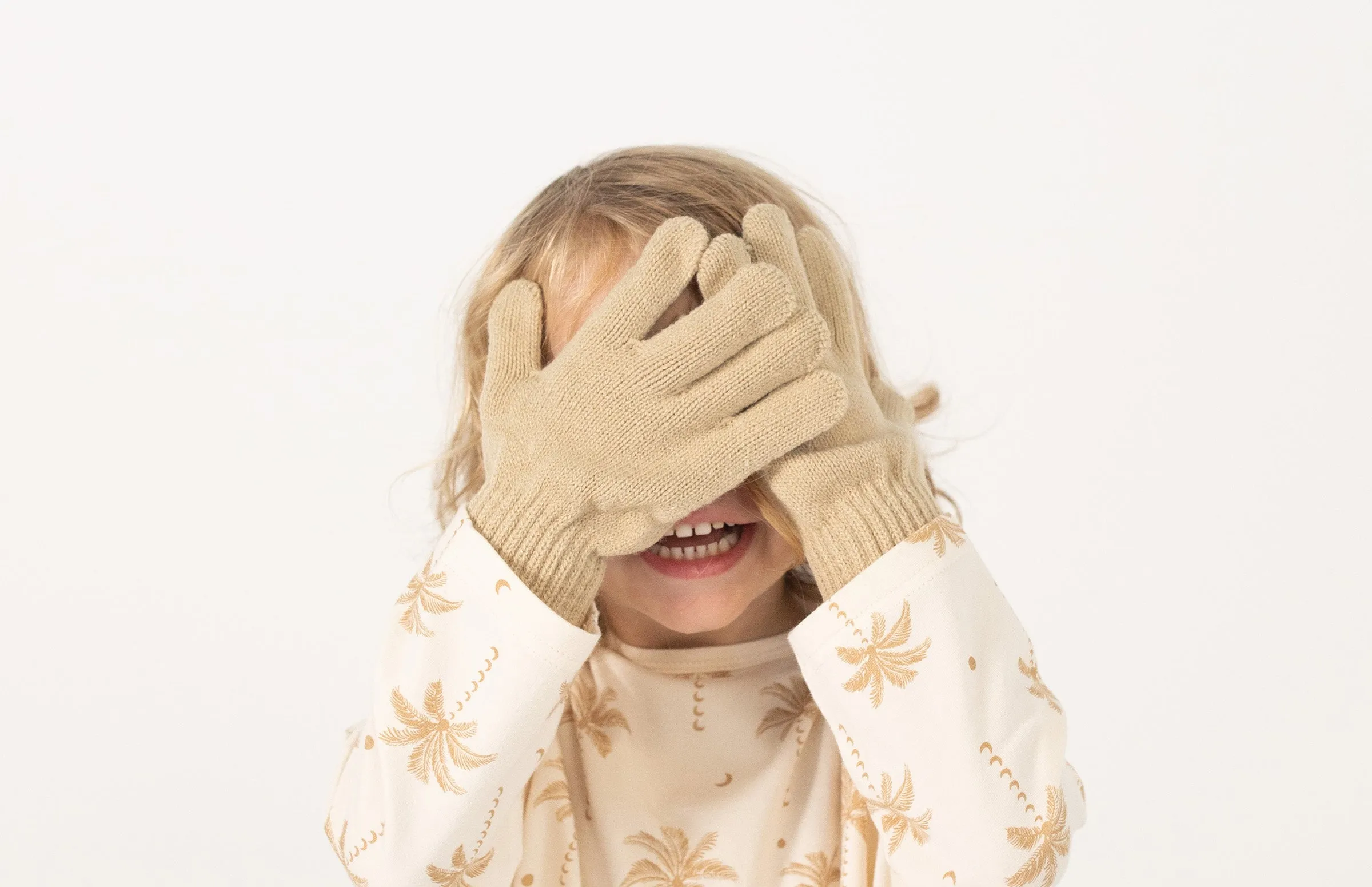 Organic Gloves - Beige