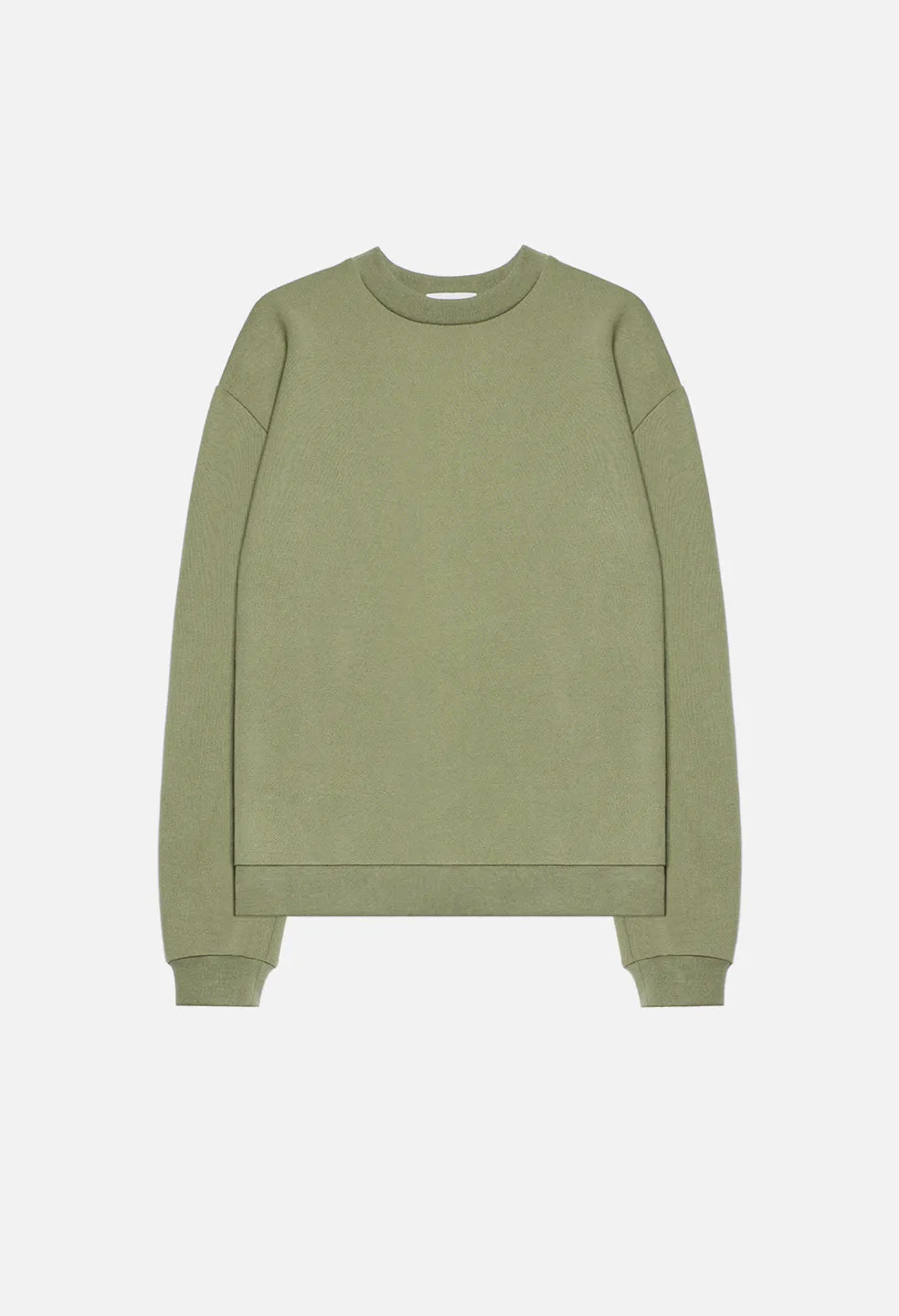 Oversized Crewneck Pullover / Moss