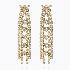 Petite Penelope Earrings / Crystal