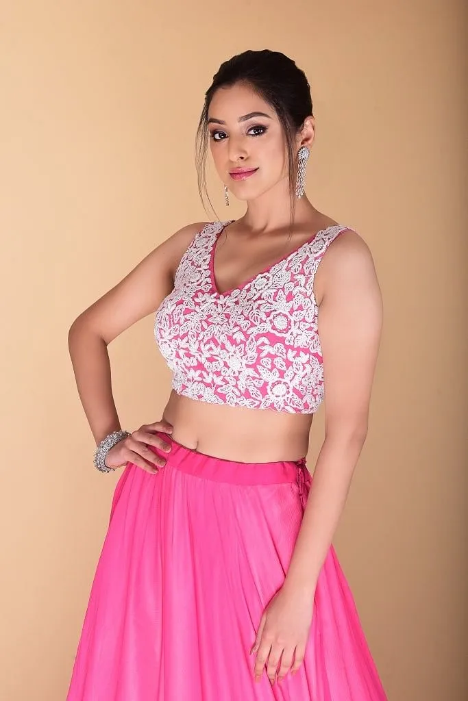 Pink Ombre Lehenga set