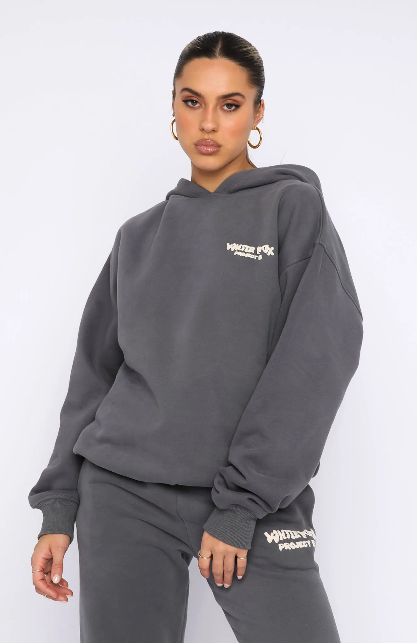 Project 5 Oversized Hoodie Volcanic