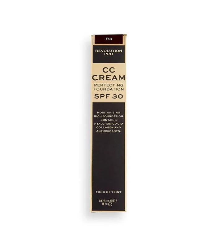 Revolution Pro - CC Cream Perfecting Foundation SPF 30 - F18