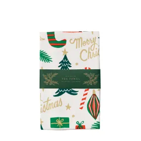 RIFLE PAPER CO. | Deck the Halls Tea Towel