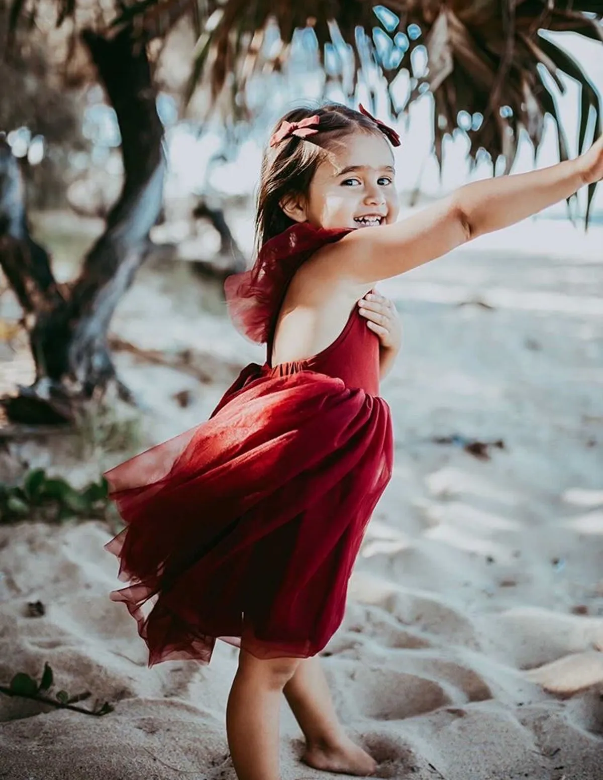 Scarlett Tutu Dress - Cherry Red