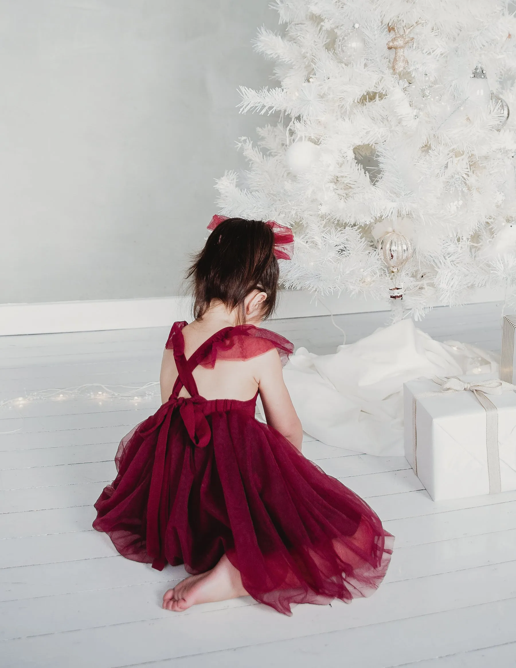 Scarlett Tutu Dress - Cherry Red