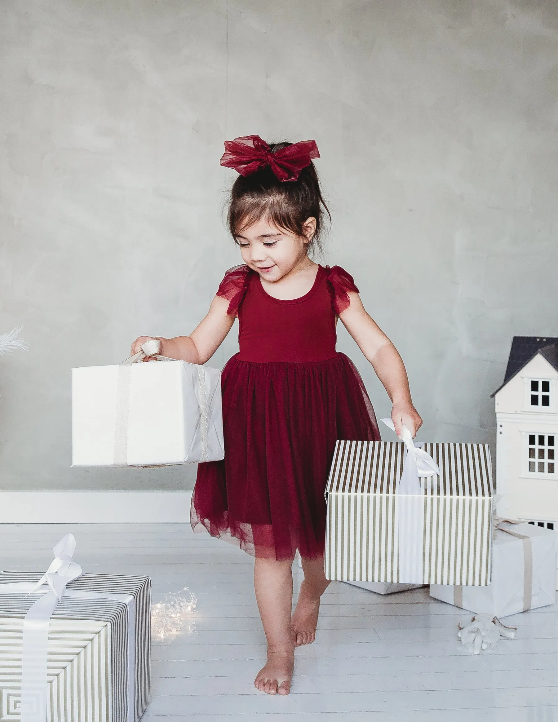 Scarlett Tutu Dress - Cherry Red