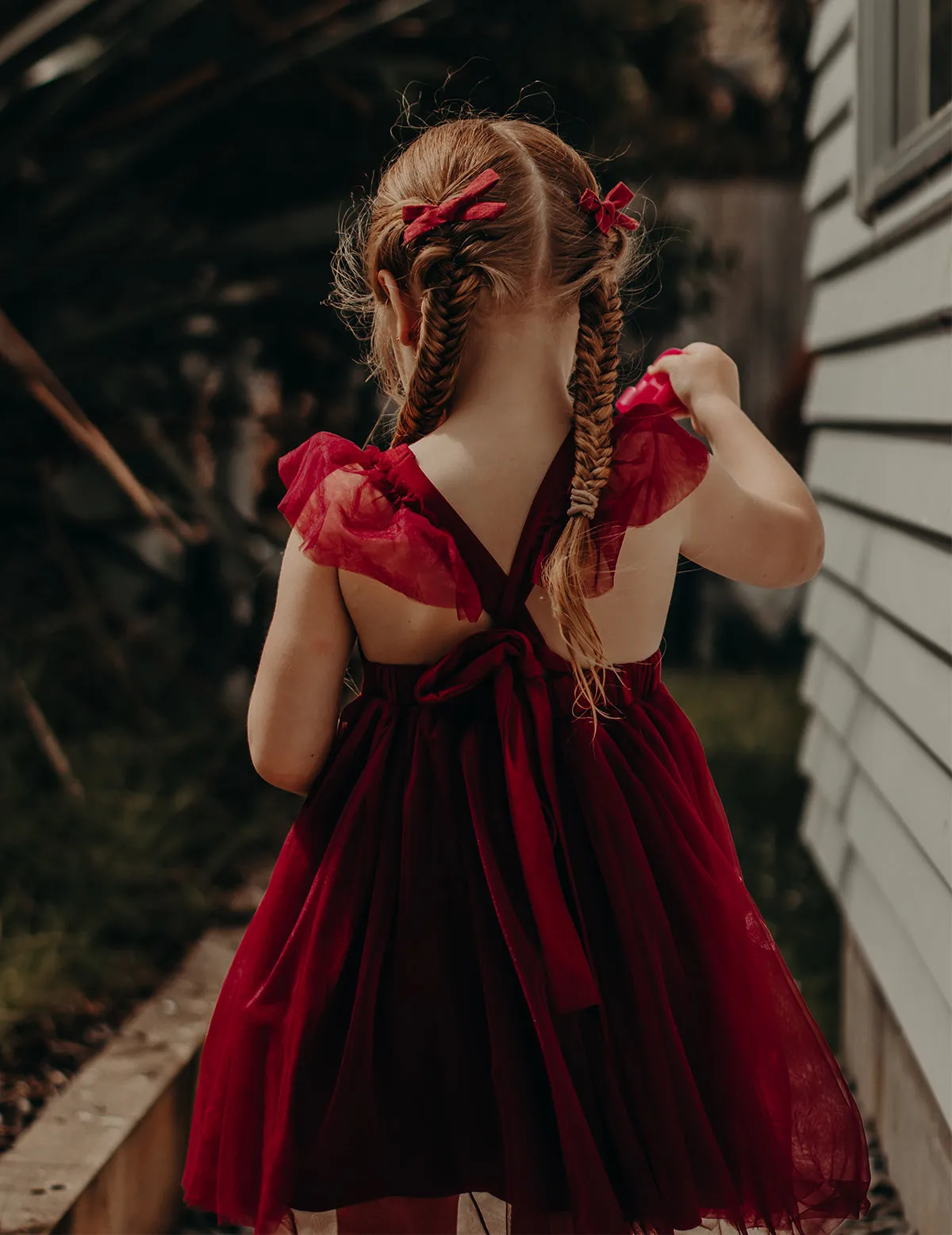 Scarlett Tutu Dress - Cherry Red