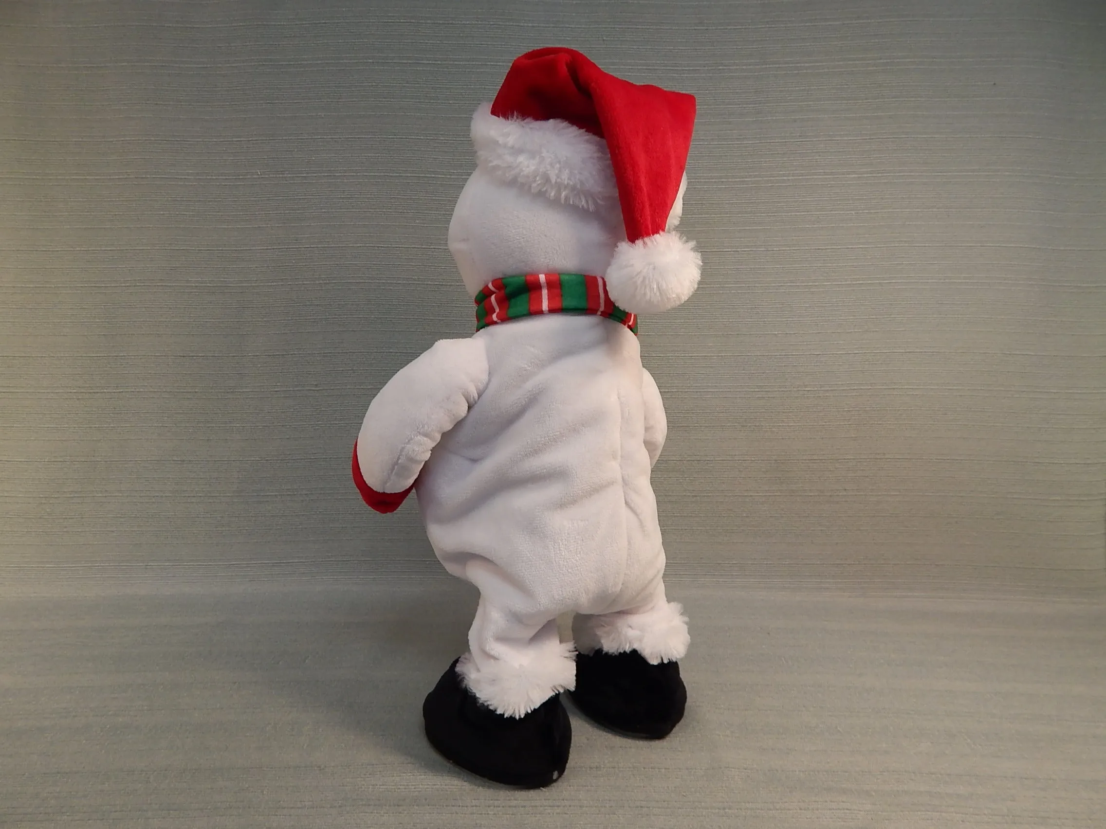 Singing Snowman Plush Christmas Doll - Like New!